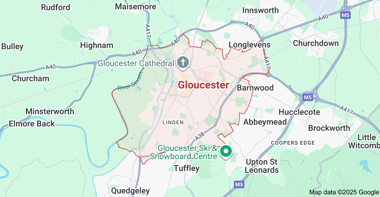 Map of Towbar Fitting Gloucester